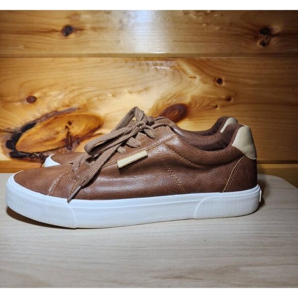 Nautica Brown Shoes Size 9.5 Casual Brown Leather Mens Size 9.5 - Picture 3 of 8